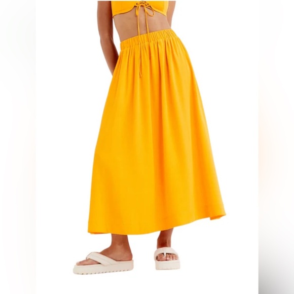 For Love & Lemons Clementine Midi Skirt - Picture 2 of 8